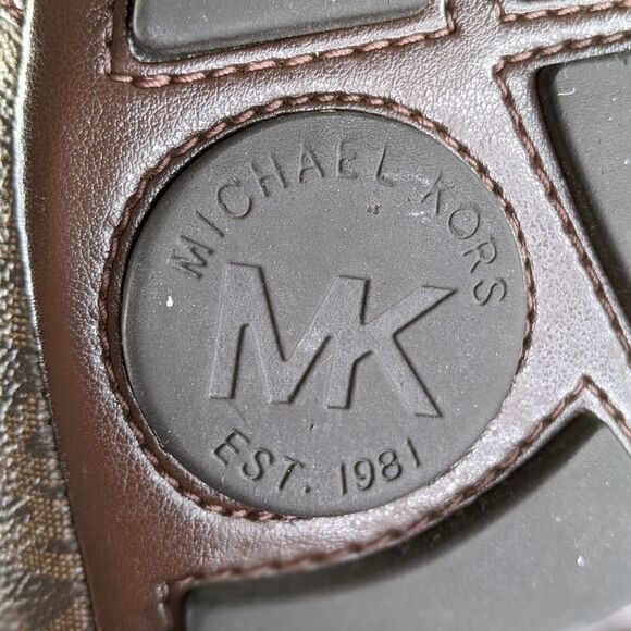 Michael Kors Fulton Studded Logo Moccasin Flats - Picture 8 of 13